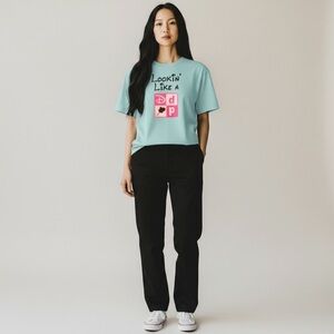 Disney Women’s  Mint T-shirt in Excellent Size L RARE find